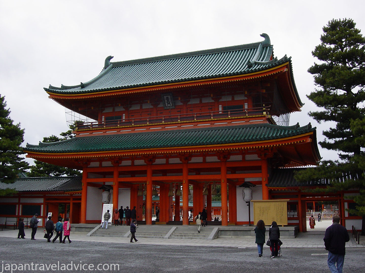 Heian Jingu Shrine Main Gate - Otenmon