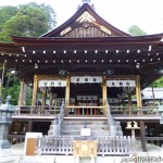 Haiden at Himure Hachimangu Shrine