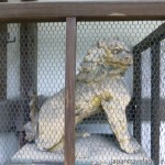 Komainu 1 at Himure Hachimangu Shrine