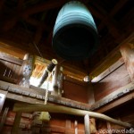 Inside the Shoro Bell Tower at Chomeiji Temple