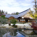 The Hondo Main Hall and Gingko Tree at Kokeizan Eihoji Temple