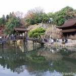 The Musaibashi Bridge and Kannon-do at Kokeizan Eihoji Temple