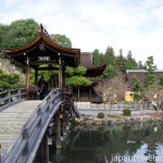 A Close-up of the Musaibashi Bridge at Kokeizan Eihoji Temple