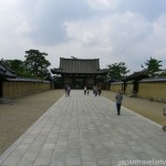 Approach to the Yumedono (Hall of Dreams) at Horyuji