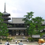 The Horyuji complex in Nara