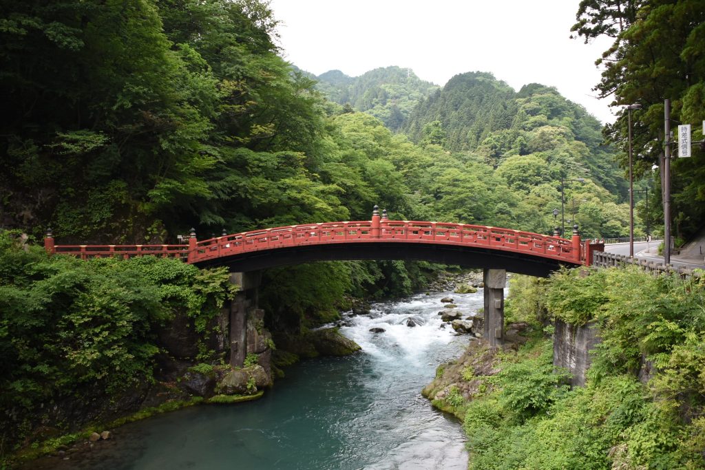 The Sacred Bridge (Shinkyo Bridge) in Nikko